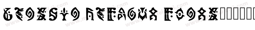 Genshin default fonts字体转换